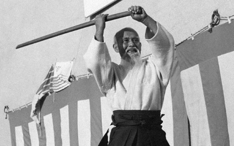 morihei-ueshiba-bokken - Associazione ShobuAiki