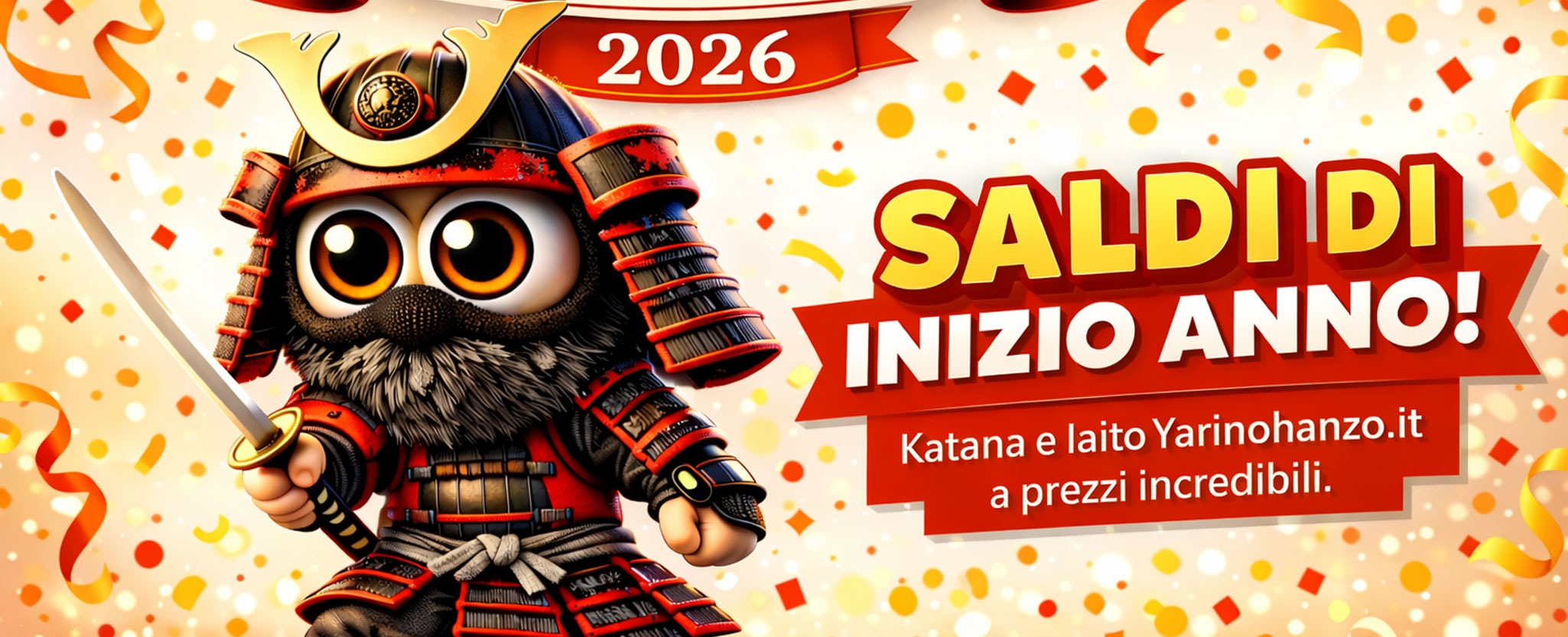 Yarinohanzo.it - Saldi Inizio Anno 2026 Katana e Iaito in promozione