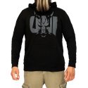 Felpa ONI YariNoHanzo con logo grigio antracite per sportivi