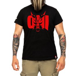 T-shirt ONI by YariNoHanzo con logo rosso sul petto