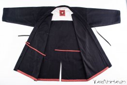 Nami Kendo Gi nero | Kendogi artigianale | YariNoHanzo handmade