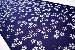 Tenugui per Kendo | Sakura | Colore blu navy