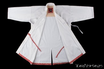 Sakura Kendo Gi bianco | Kendogi artigianale | YariNoHanzo handmade