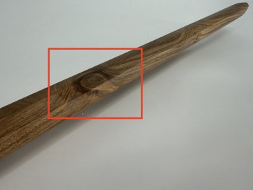 Bokken Daito 105 cm Lignum vitae - DIFETTOSO