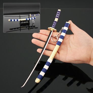 KIHORUDA NIDAI KITETSU Portachiavi Minikatana