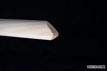 dettaglio bokken artigianale legno faggio grana naturale